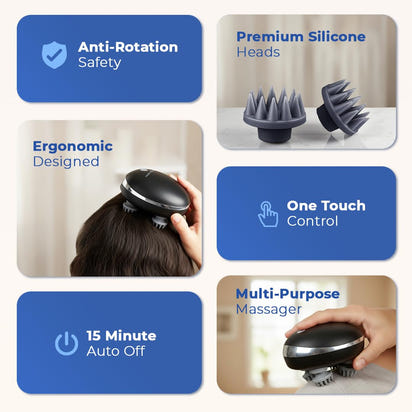 Ultimate Serenity Scalp Massager™ - Therapy & Hair Growth